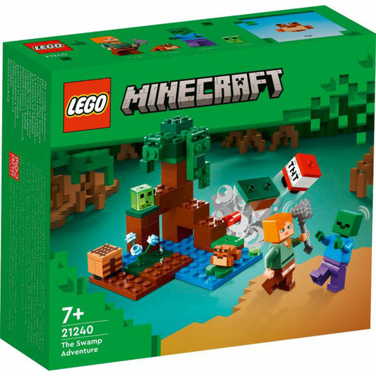 LEGO Minecraft Das Sumpfabenteuer, 65-tlg., Bauset, Konstruktionsset, Bausteine, Spielzeug, ab 7 Jahre, 21240