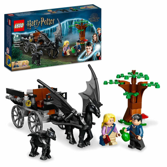 LEGO Harry Potter Hogwarts Carriage with Thestrals, 121 pcs., Building Set, Construction Set, Building Blocks, Toy, Ages 7 and Up, 76400