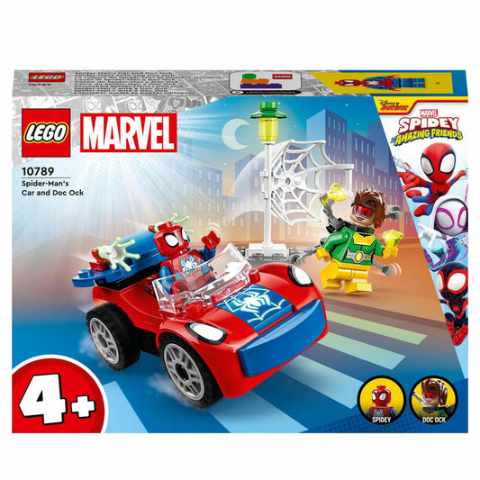 LEGO Marvel Spider-Man's Car and Doc Ock, 48 pcs., Building Set, Construction Set, Building Blocks, Toy, Ages 4 and Up, 10789