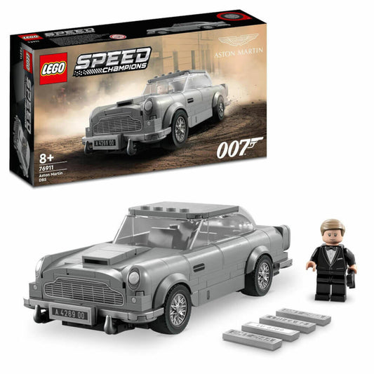 LEGO Speed ​​007 Aston Martin DB5, 298 pcs, Car, Building Set, Construction Set, Building Blocks, Toy, Ages 8 and Up, 76911