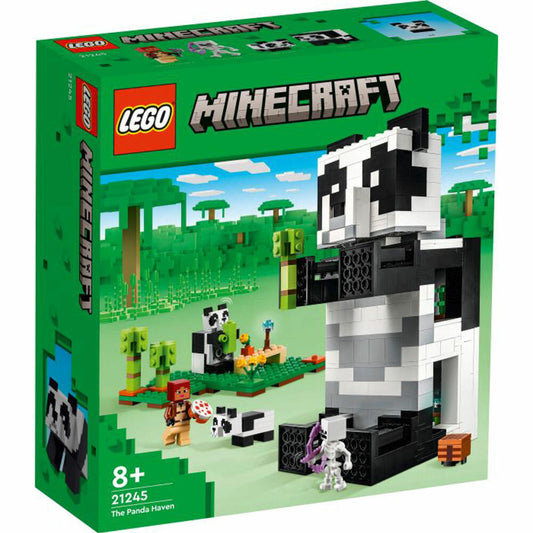 LEGO Minecraft Das Pandahaus, 553-tlg., Bauset, Konstruktionsset, Bausteine, Spielzeug, ab 8 Jahre, 21245