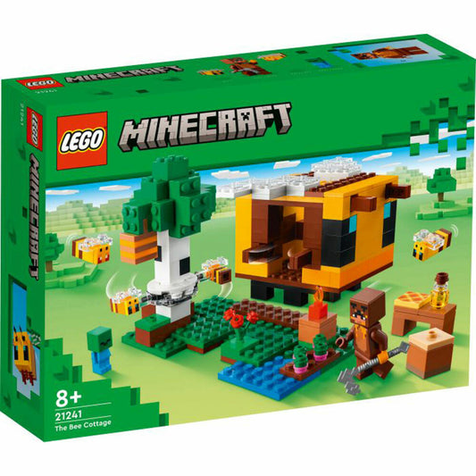 LEGO Minecraft Das Bienenhäuschen, 254-tlg., Bauset, Konstruktionsset, Bausteine, Spielzeug, ab 8 Jahre, 21241