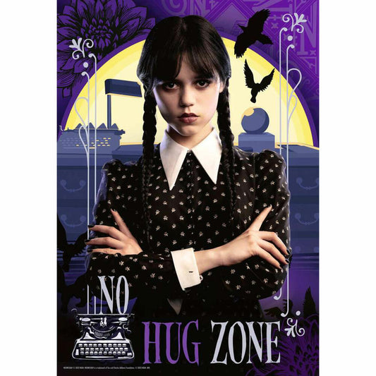 Ravensburger Puzzle Wednesday No Hug Zone, Erwachsenenpuzzle, 300 Teile, ab 8 Jahren, 17575