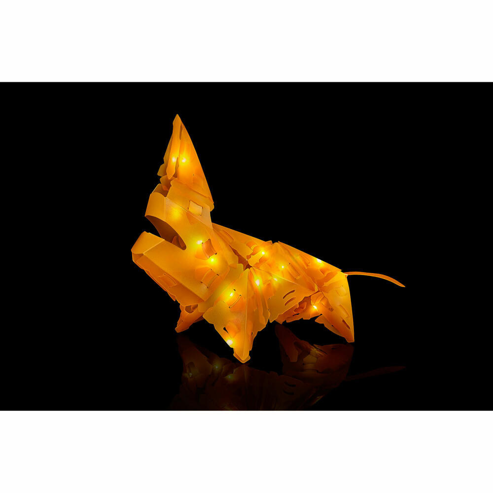 KOSMOS Creatto Löwe Safari, Bastelset, 3D-Puzzle, Nachtlicht, Leuchtfigur, Dekoration, Puzzle, 03479