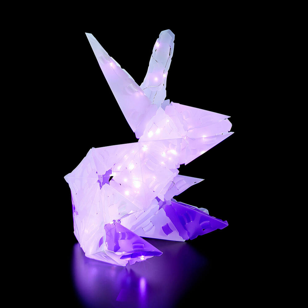 KOSMOS Creatto Einhorn, Bastelset, 3D-Puzzle, Nachtlicht, Leuchtfigur, Dekoration, Puzzle, 03539