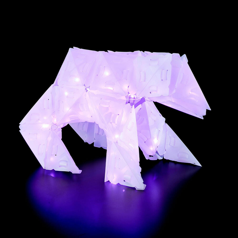 KOSMOS Creatto Einhorn, Bastelset, 3D-Puzzle, Nachtlicht, Leuchtfigur, Dekoration, Puzzle, 03539