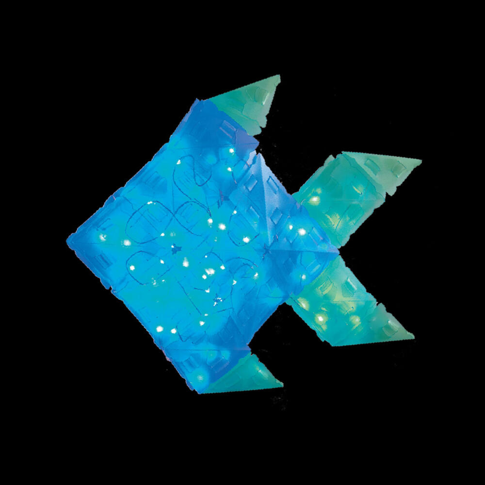 KOSMOS Creatto Hai, Bastelset, 3D-Puzzle, Nachtlicht, Leuchtfigur, Dekoration, Puzzle, 03522