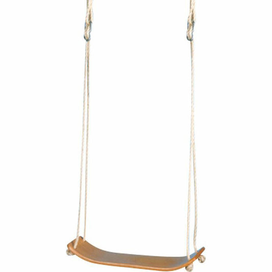 NHF Brettschaukel Gebogen, Schaukel, Kinderschaukel, Kinder, Holz, 50 x 15 cm, 55101