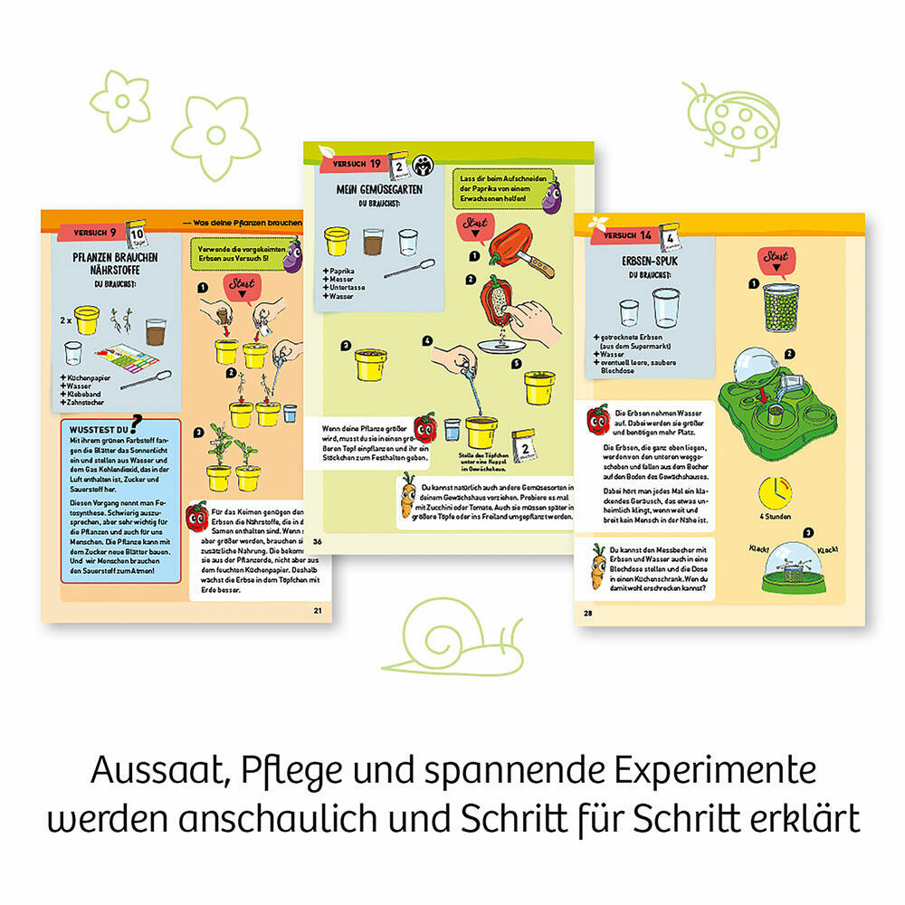 KOSMOS Mein erstes Gewächshaus, Garten, Anpflanzen, Spielen, Bauen, Entdecken, ab 5 Jahre, 632083