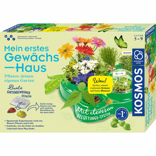 KOSMOS Mein erstes Gewächshaus, Garten, Anpflanzen, Spielen, Bauen, Entdecken, ab 5 Jahre, 632083