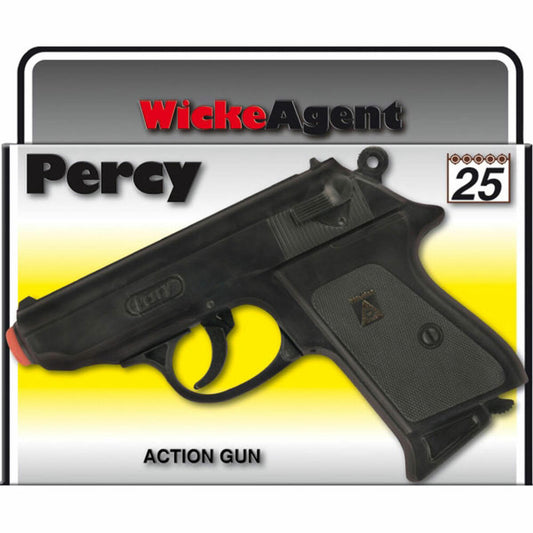 Sohni-Wicke 25er Agentenrevolver Percy ca. 15,8 cm, Box