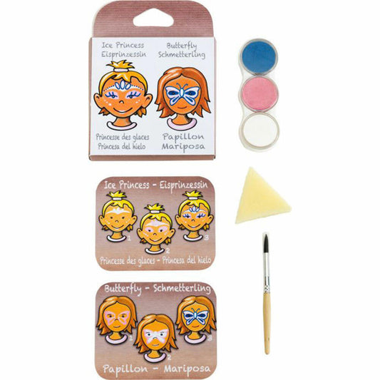 small party make-up set ice princess butterfly