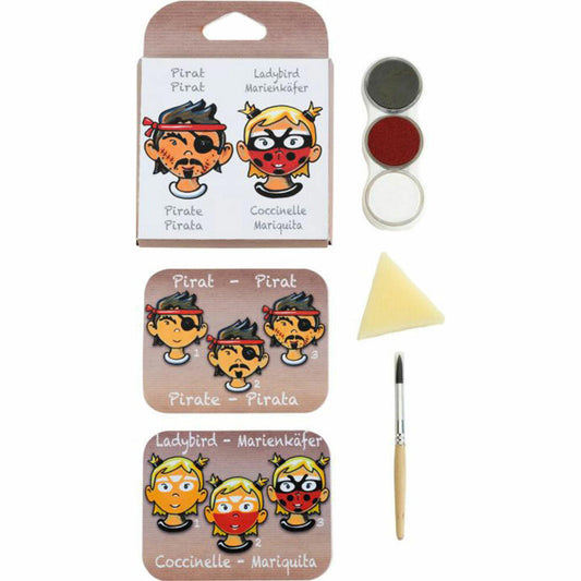 small party make-up set pirate ladybug