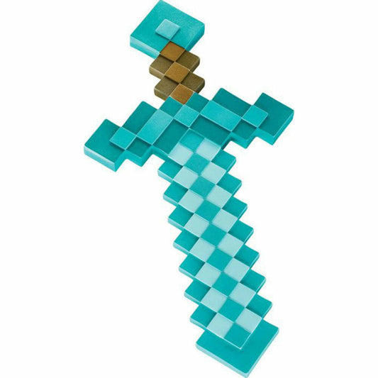 heo Minecraft Plastic Replica Diamond Sword 51 cm
