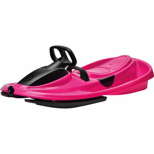 Plastkon Stratos steering bob, steering sledge, bob, sledge, children's sledge, children's bob, children, from 3 years, pink, 41104203