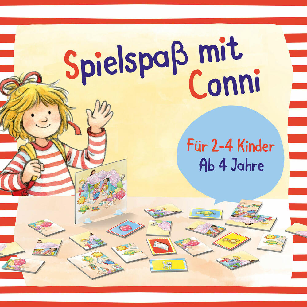 KOSMOS Conni - Fun in kindergarten, children's game, search game, memory game, children's game, from 4 years, 682583
