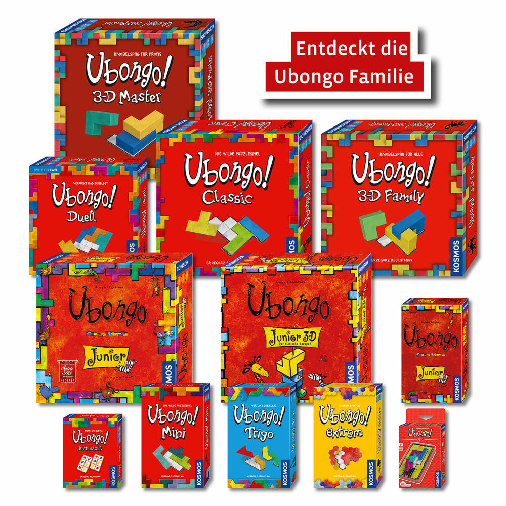 KOSMOS Ubongo! Classic, The wild puzzle game, board game, family game, 683092