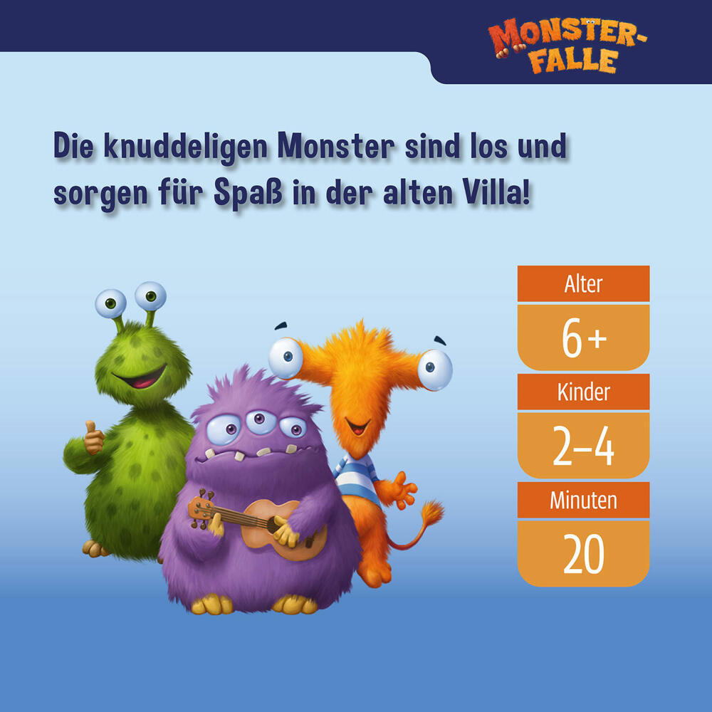 KOSMOS Monster Trap, Board Game, Children's Game, Sliding Game, Children's Game, from 6 years, 682637