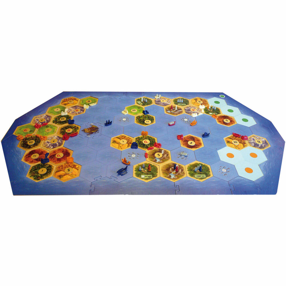 KOSMOS Catan - Expansion Explorers &amp; Pirates, 2 - 4 players, strategy game, board game, 682750