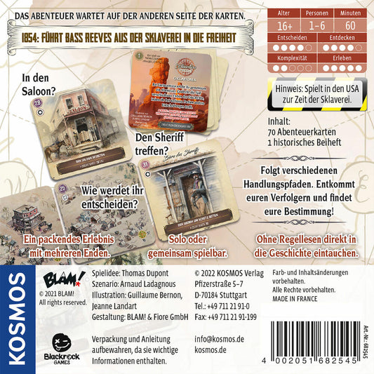 KOSMOS Cartaventura - Oklahoma, Abenteuerspiel, Kartenspiel, Gesellschaftsspiel, Partyspiel, 682545