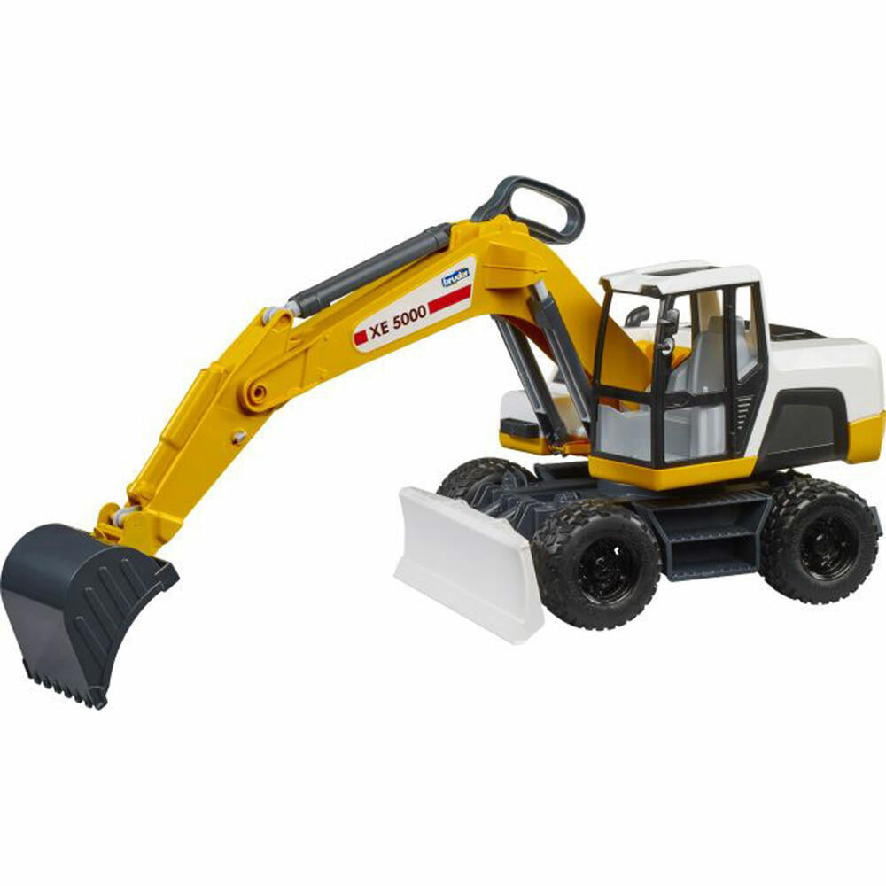 Bruder 03413 Mobile Excavator (yellow/white)