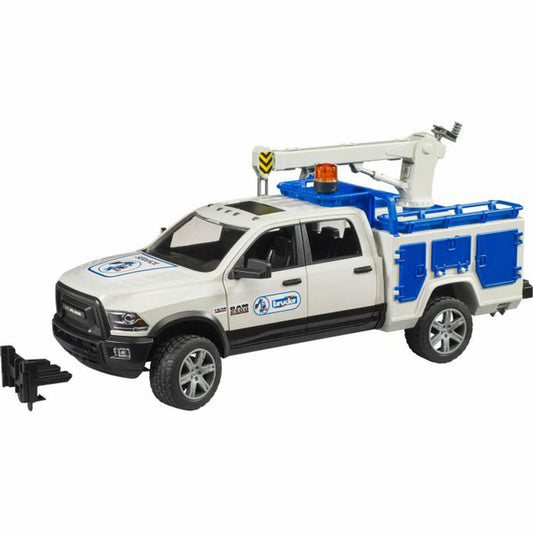 Bruder 02509 RAM 2500 Service Truck with crane and rotating beacon
