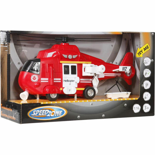 Speedzone Helicopter Light &amp; Sound, Friction, 1:16