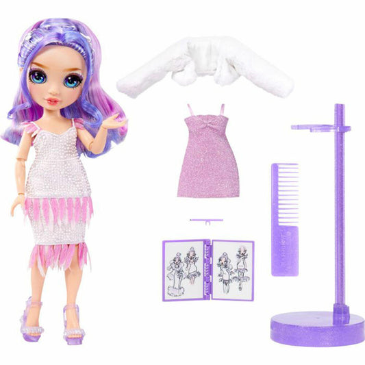 Rainbow High Fantastic Fashion Doll- Violet Purple, fashion doll, dress-up doll, doll, 587385EUC