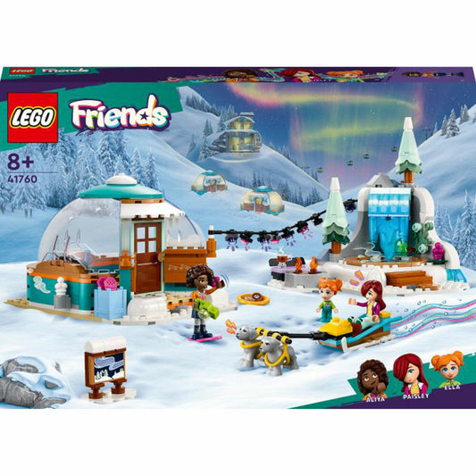 LEGO Friends Ferien im Iglu, 491-tlg., Legosteine, Bausteine, Bauset, Konstruktionsset, ab 8 Jahren, 41760