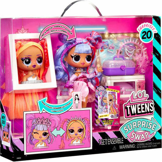 LOL Surprise Tweens Surprise Swap Fashion Doll- Buns-2- Braids Bailey, fashion doll, dress-up doll, doll, 591757EUC