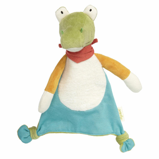 sigikid Schnuffeltuch Krokodil, Green Collection, Schmusetuch, Kuscheltuch, Babytuch, Baby Spielzeug, 39569