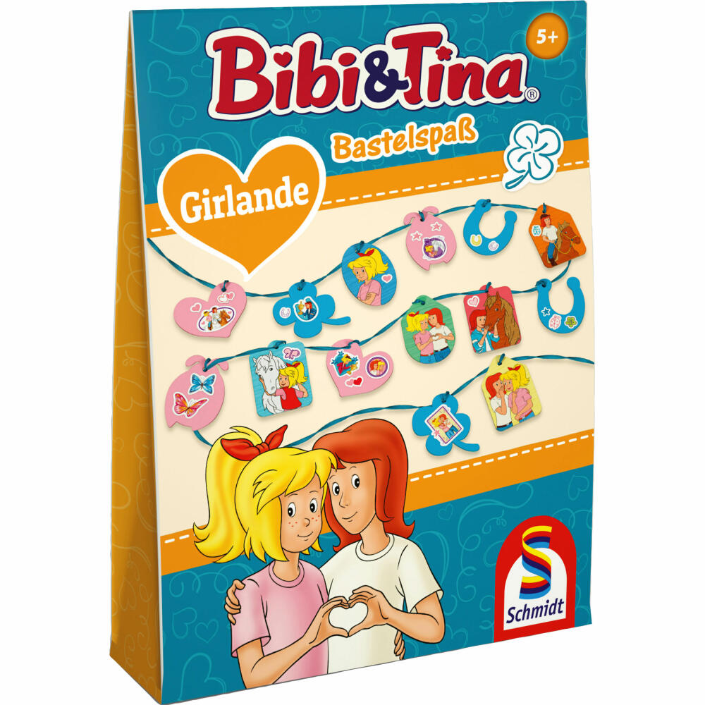 Schmidt Spiele Bibi & Tina Bastelspaß Girlande, Bastelset, Bastel Set, Basteln, 46145