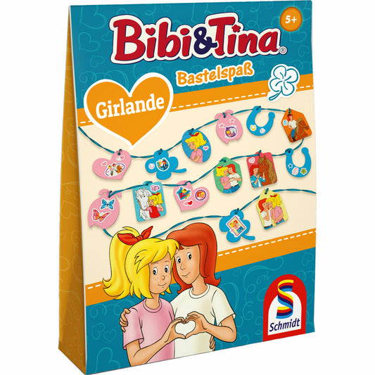 Schmidt Spiele Bibi & Tina Bastelspaß Girlande, Bastelset, Bastel Set, Basteln, 46145