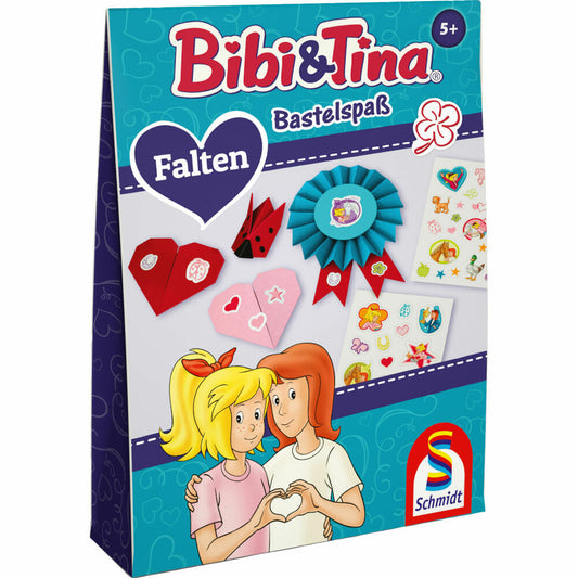 Schmidt Spiele Bibi & Tina Bastelspaß Falten, Bastelset, Bastel Set, Basteln, 46146