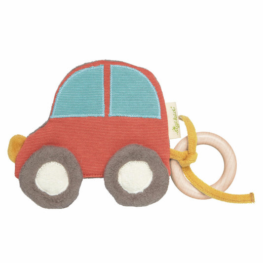 sigikid Knistertuch Auto, Green Collection, Knistergreifling, Greifling, Schmusetuch, Greifspielzeug, Spielzeug, Baby, 39562