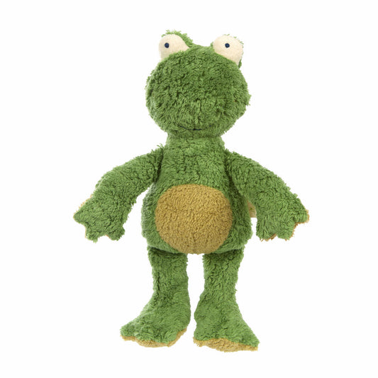 sigikid Green cuddly toy frog, plush toy, stuffed toy, cotton, 30 cm, 39581