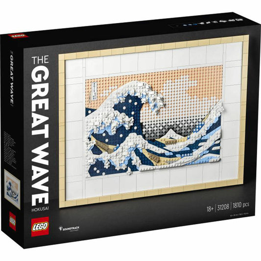 LEGO ART Hokusai Great Wave, 1810 pcs, building set, construction set, picture, decoration, ages 18 and up, 31208