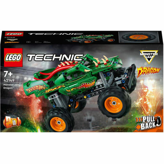 LEGO Technic Monster Jam Dragon, 217 pcs., building set, construction set, building blocks, toy, ages 7 and up, 42149