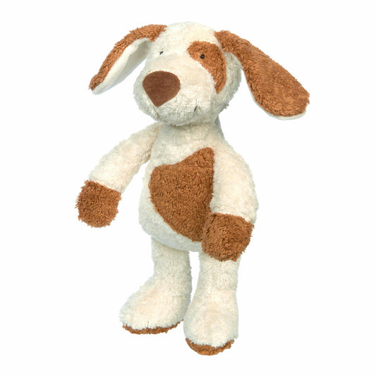 sigikid Green Collection Kuscheltier Hund, Plüschtier, Schmusetier, Stofftier, Weiß / Braun, 39525