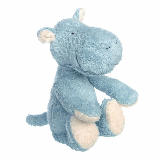 sigikid Green Collection Kuscheltier Nilpferd, Plüschtier, Schmusetier, Stofftier, Blau, 39526