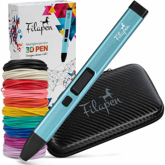 Filapen Premium 3D pen with 10 filaments and case