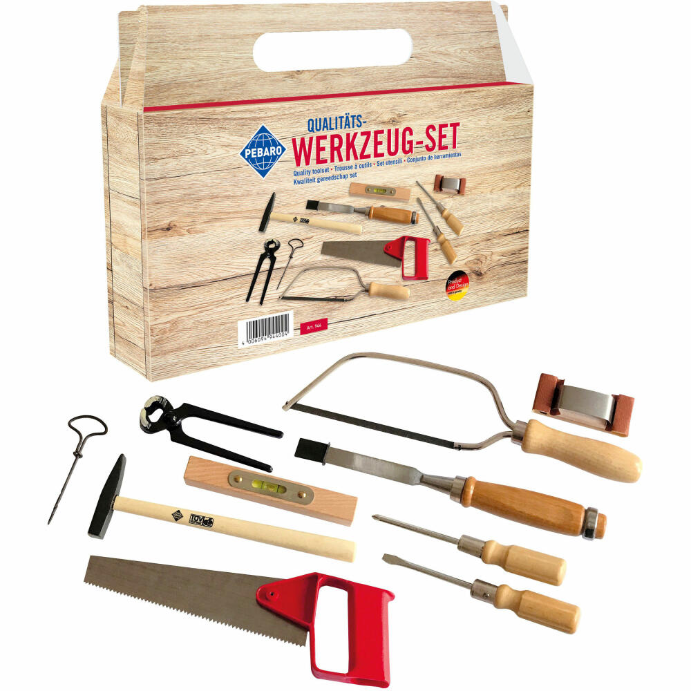 PEBARO tool set in a carrying handle box