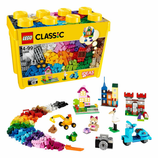 LEGO Classic Große Bausteine-Box, 790-tlg., Legosteine, Bausteine, Bau Steine, Bauen, Spielzeug, Ab 4 Jahren, 10698