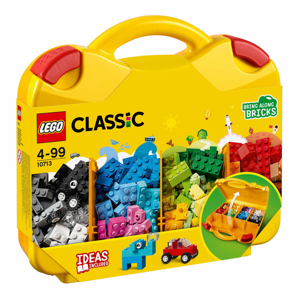 LEGO Classic Bausteine Starterkoffer - Farben Sortieren, 213-tlg., Legosteine, Bausteine, Bau Steine, Bauen, Spielzeug, Ab 4 Jahren, 10713