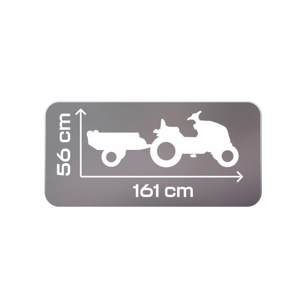 Smoby Tractor Stronger XXL with Trailer, Pedal Vehicle, Pedal Tractor, Toy, Children, 7600710202