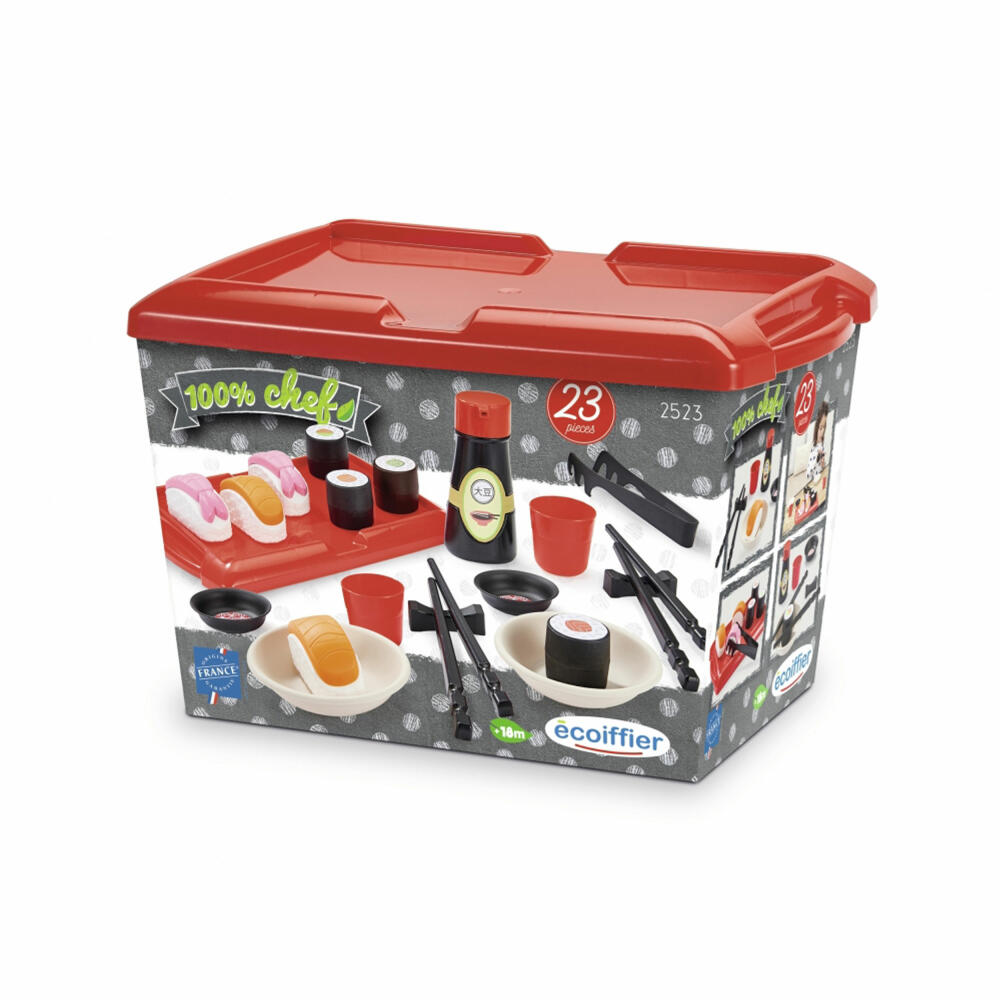 Ecoiffier Sushi Box, Spielzeuglebensmittel, Kinderküche Zubehör, Spielzeug, Kinder, 7600002523