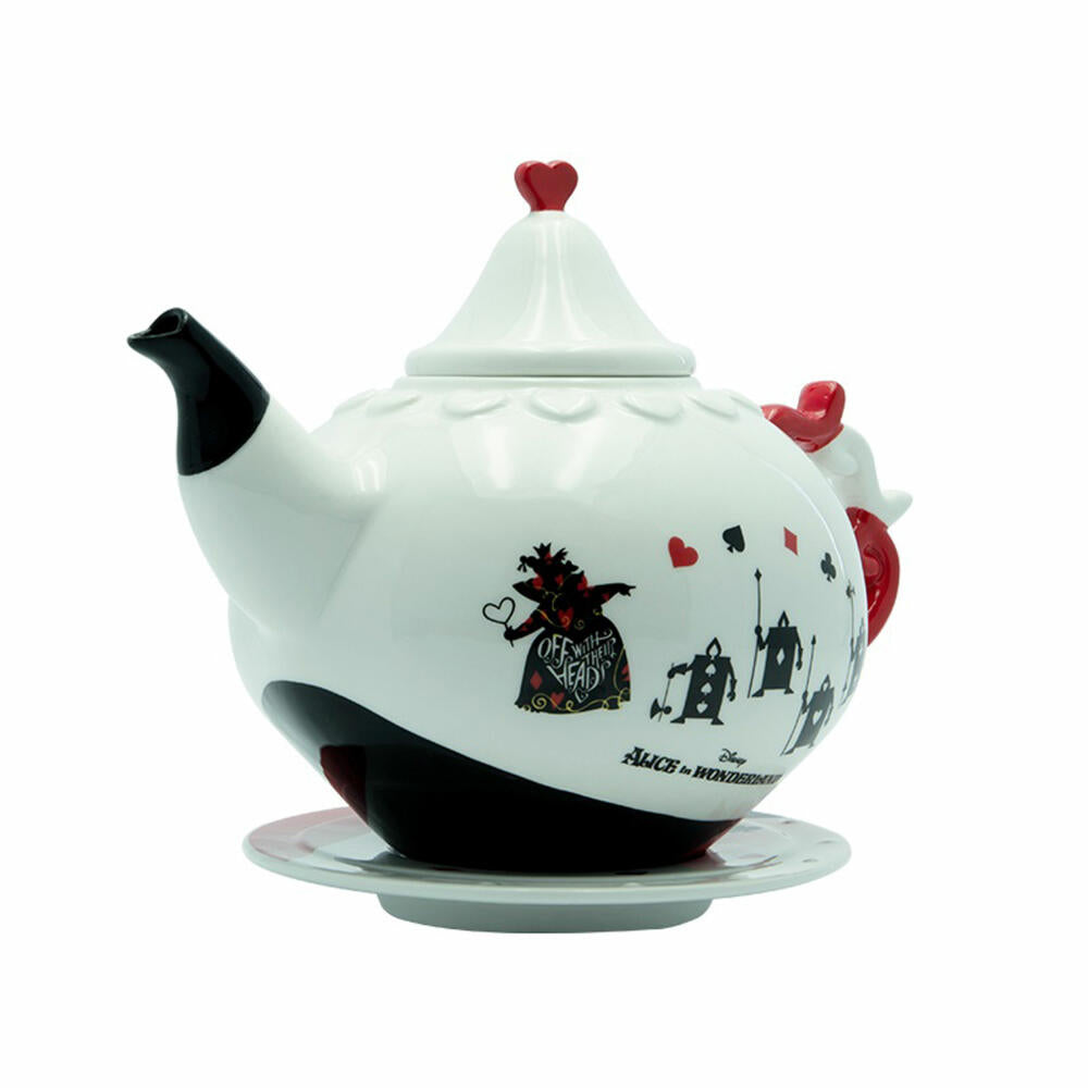 ABYstyle Teekanne Alice im Wunderland - Queen of Hearts, Keramik, 1.2 L, ABYTAB020