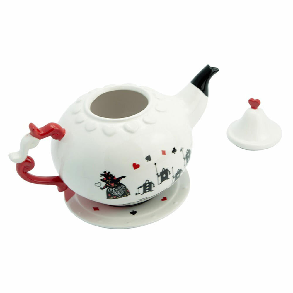 ABYstyle Teekanne Alice im Wunderland - Queen of Hearts, Keramik, 1.2 L, ABYTAB020
