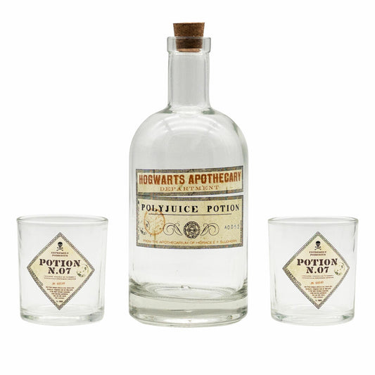 ABYstyle Trink-Set 3-tlg. Zaubertrank - Harry Potter, Glas, 750 ml, ABYTAB060