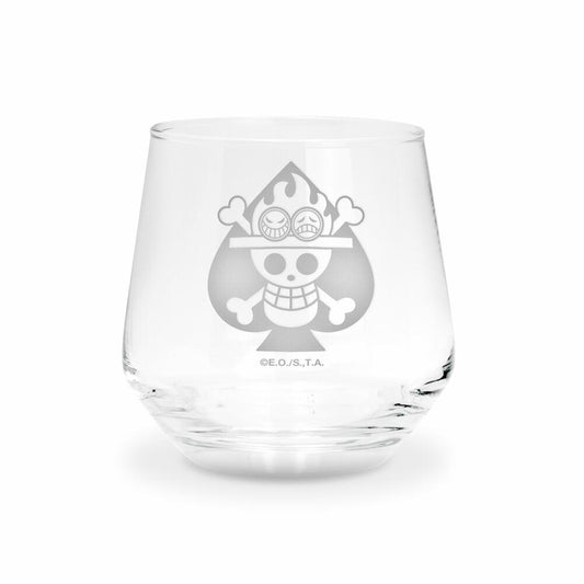 ABYstyle Gläser-Set One Piece 2-tlg. Luffy & Ace, Whiskygläser, Glas, 300 ml, ABYVER285
